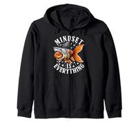 La mentalidad es todo motivacional inspirador Sudadera con Capucha