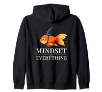 La mentalidad inspiradora de Goldfish lo es Todo Divertido Motivacional Sudadera con Capucha