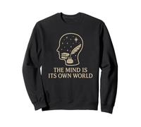 La Mente es su Propio Mundo - Cerebro cósmico literario Sudadera