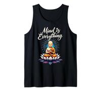 La Mente lo es Todo Buda Meditación Lotus Camiseta sin Mangas