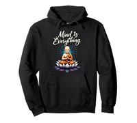 La Mente lo es Todo Buda Meditación Lotus Sudadera con Capucha