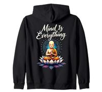La Mente lo es Todo Buda Meditación Lotus Sudadera con Capucha