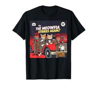 La meowfia ataca de Nuevo el cómic de la Mafia del Gato Camiseta