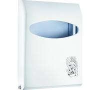 La mer plast - Dispensador para Papel higiénico (Mini línea), Color Suave y Bianco, Color Blanco