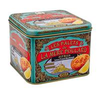 La Mère Poulard Galletas tipo Palets de Mantequilla y Limón, Gruesas y Crujientes - Lata de 500g