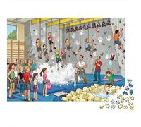 La Mermelada de Principiantes de la Pared de Escalada Puzzle De Madera Impermeable Puzzles De 1000 Piezas Regalos para Adultos Imposible Rompecabezas Juegos Educativos