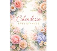 La mia agenda settimanale: Planner settimanale non datato con spazio per obiettivi, gratitudine, abitudini, lista cose da fare, idee, crescita personale