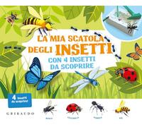 La mia scatola degli insetti con 4 insetti da scoprire. Ediz. illustrata. Con gadget (Imparare per gioco)