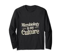 La microbiología es mi cultura Microbiólogo Manga Larga