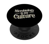 La microbiología es mi cultura Microbiólogo PopSockets PopGrip Adhesivo