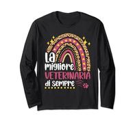 La Migliore Veterinaria Regalo Per Veterinaria Simpatico Manga Larga