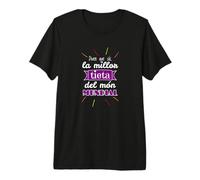 La Millor Tieta del Món Mundial Regal Original En Catalán Camiseta Premium