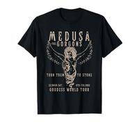 La mirada femenina Medusa banda angustiada | Goddess World Tour Camiseta