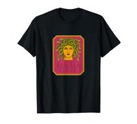 La mirada femenina Medusa Clásico Mito Retro Feminista Estética Camiseta