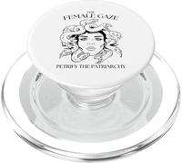 La Mirada Femenina petrifica el patriarcado Funny Medusa Feminismo PopSockets PopGrip para MagSafe