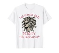 la Mirada Femenina petrificar el patriarcado Medusa Feminisit Camiseta