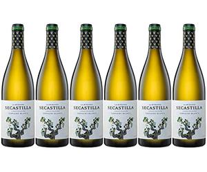 LA MIRANDA SECASTILLA Garnacha Blanca - Vino Blanco D.O. Somontano - 6 Botellas de 750 ml - Total: 4500 ml