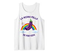 La misma polla Mujer despedida de soltera para la novia boda Camiseta sin Mangas