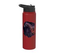 La mística cebra colorida una leyenda de la naturaleza. Stainless Steel Insulated Water Bottle