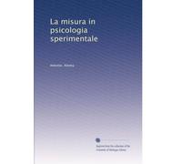 La misura in psicologia sperimentale