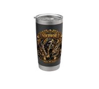 La mitología griega del inframundo Odyssey House of Hades Design Vaso térmico de acero inoxidable de doble pared