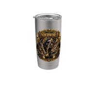 La mitología griega del inframundo Odyssey House of Hades Design Vaso térmico de acero inoxidable de doble pared
