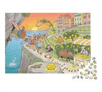 La Mochila Cinque Terre Trail Snag Puzzle De Madera Impermeable DIY Puzzles De 1000 Piezas Regalos para Adultos Imposible Rompecabezas Decoración del Hogar