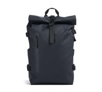 La mochila Rains Rolltop Large es una compañera estilosa y práctica para tus aventuras urbanas y desplazamientos diarios. Está hecha de un resistente tejido de poliuretano repelente al agua que mantie