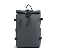 La mochila Rains Rolltop Large es una compañera estilosa y práctica para tus aventuras urbanas y desplazamientos diarios. Está hecha de un resistente tejido de poliuretano repelente al agua que mantie