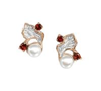 La Moda Me Pendientes 'Fiamma' blanco perla One Size blanco perla