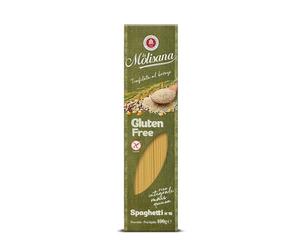 La Molisana, Espaguetis n.º 15 sin gluten, pasta sin gluten - trefilada de bronce con arroz integral, maíz y quinua - Paquete de 400 g