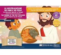 La moltiplicazione dei pani e dei pesci. Un racconto ispirato ai Vangeli. Storia kamishibai. Ediz. italiana e inglese. Con Burattini di cartoncino da ... code per traduzioni (FR/DE/... (KamishiCredo)