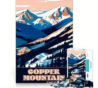 La Montaña del Atleta - Rompecabezas de la Montaña de Cobre para Adultos 1000 Piezas Mejora la Memoria Tiempo Acogedor Patrón Ensamblaje Lista de Deseos de Santa 50x75cm
