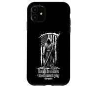 La Muerte de la Parca es una deuda Que Todos debemos Pagar Bandera Estadounidense Carcasa para iPhone 11
