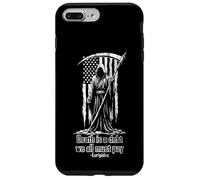 La Muerte de la Parca es una deuda Que Todos debemos Pagar Bandera Estadounidense Carcasa para iPhone 7 Plus/8 Plus