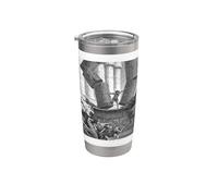 La muerte de Sansón Gustave Dore Imprimir Pilares rotos Vaso térmico de acero inoxidable de doble pared