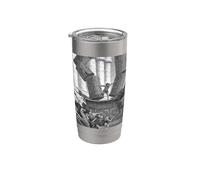 La muerte de Sansón Gustave Dore Imprimir Pilares rotos Vaso térmico de acero inoxidable de doble pared