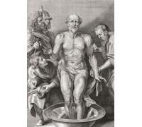 La muerte de Séneca. Lucius Annaeus Séneca el Joven c. 4 aC - 65 d.C. Filósofo estoico romano. Fue acusado (probablemente falsamente) de estar involucrado en un complot para asesinar al emperador