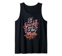 La Mujer Brilla Incluso en el Barro, Corre en Equipo y se burla de Princesas niñas Camiseta sin Mangas