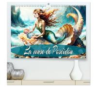 La muse de Poséidon (Calendrier mural 2026 DIN A2 vertical) calendrier de bureau: Une année avec une sirène enchanteresse sur la plage.