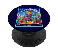 La música barroca Siempre está de Moda Bach Compositor Humor PopSockets PopGrip Adhesivo