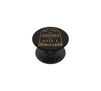 La música Calma mi Alma Amante de la música Melodía Ondas de Audio PopSockets PopGrip Adhesivo