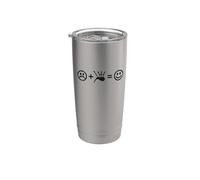 La música de gaita hace feliz a la gaita divertida amante del jugador Vaso térmico de acero inoxidable de doble pared