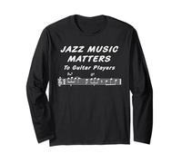 La música de jazz es importante para los guitarristas, notas Jazz Guitar Manga Larga