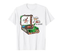 La música es Amor en Busca de una Palabra Tocadiscos Vintage Camiseta