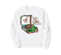 La música es Amor en Busca de una Palabra Tocadiscos Vintage Sudadera