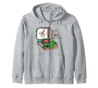 La música es Amor en Busca de una Palabra Tocadiscos Vintage Sudadera con Capucha