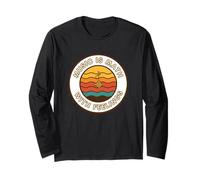 La música es matemática con Sentimientos Retro Sunset Waves Manga Larga