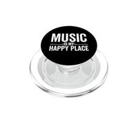 La música es mi Lugar Feliz, Novedad Musical inspiradora PopSockets PopGrip para MagSafe