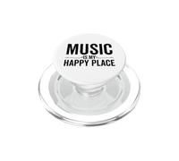 La música es mi Lugar Feliz, Novedad Musical inspiradora PopSockets PopGrip para MagSafe
